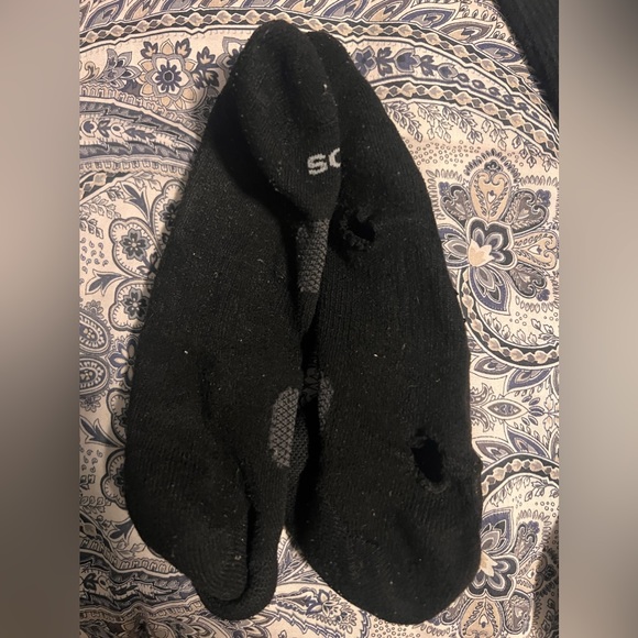 Amazon Underwear & Socks Used Holy Pair Of Black Stinky Ankle Socks
